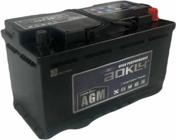 Аккумулятор AOKLY AGM Stop&Go 80 А/ч L4 R+ 316*176*190 EN 780 А о/п
