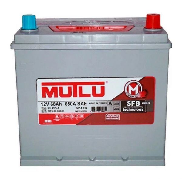 Аккумулятор MUTLU SFB JIS M3 6СТ-68.0 R+