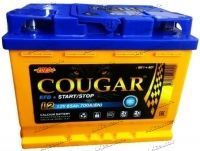 Аккумулятор COUGAR EFB START STOP L2 65 А/ч ток 700А п/п