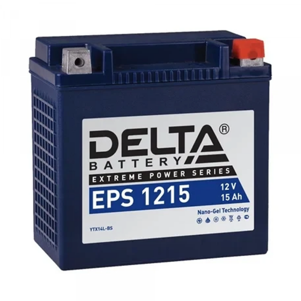 Аккумулятор Delta EPS 1215 12V 15Ah (YTX14-BS / YTX14L-BS)